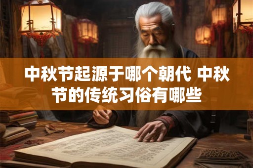 中秋节起源于哪个朝代 中秋节的传统习俗有哪些