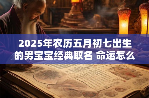 2025年农历五月初七出生的男宝宝经典取名 命运怎么样
