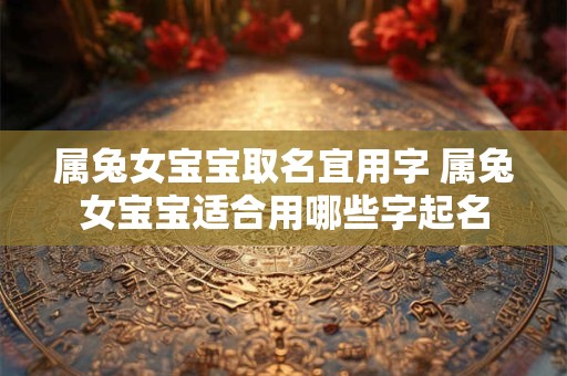 属兔女宝宝取名宜用字 属兔女宝宝适合用哪些字起名