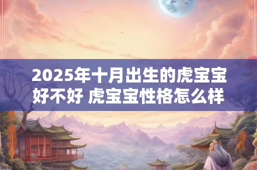 2025年十月出生的虎宝宝好不好 虎宝宝性格怎么样