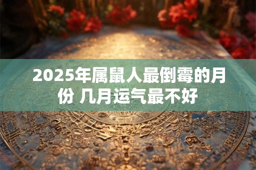 2025年属鼠人最倒霉的月份 几月运气最不好