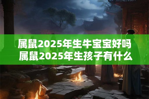 属鼠2025年生牛宝宝好吗 属鼠2025年生孩子有什么影响