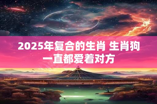 2025年复合的生肖 生肖狗一直都爱着对方