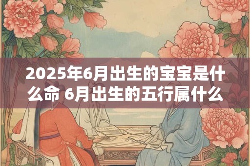 2025年6月出生的宝宝是什么命 6月出生的五行属什么
