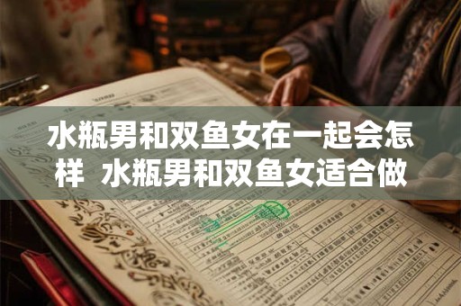 水瓶男和双鱼女在一起会怎样  水瓶男和双鱼女适合做夫妻吗