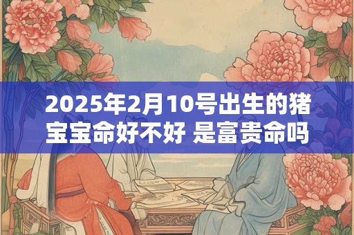 2025年2月10号出生的猪宝宝命好不好 是富贵命吗