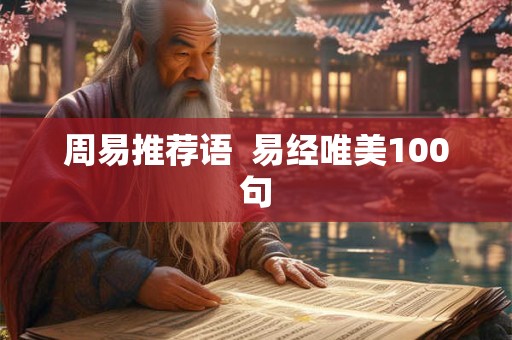 周易推荐语  易经唯美100句