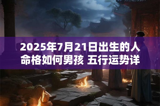 2026年7月21日出生的人命格如何男孩 五行运势详解
