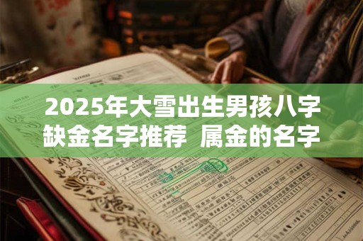 2025年大雪出生男孩八字缺金名字推荐  属金的名字有哪些