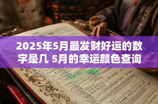 2025年5月最发财好运的数字是几 5月的幸运颜色查询