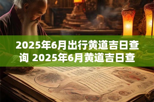 2025年6月出行黄道吉日查询 2025年6月黄道吉日查询 2025年6月出行黄道吉日查询 2025年6月黄道吉日查询