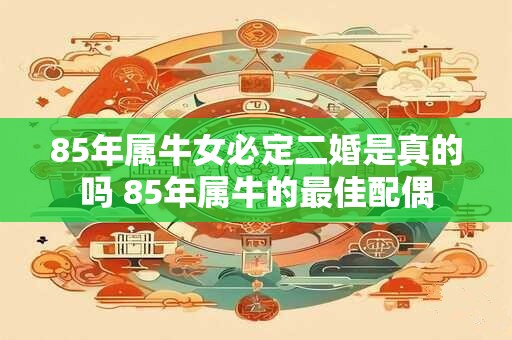 85年属牛女必定二婚是真的吗 85年属牛的最佳配偶