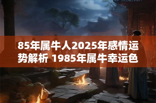 85年属牛人2025年感情运势解析 1985年属牛幸运色