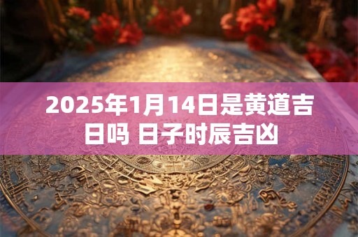 2025年1月14日是黄道吉日吗 日子时辰吉凶
