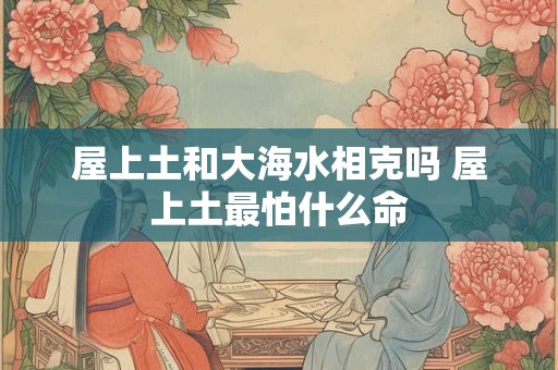 屋上土和大海水相克吗 屋上土最怕什么命