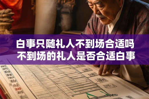 白事只随礼人不到场合适吗 不到场的礼人是否合适白事