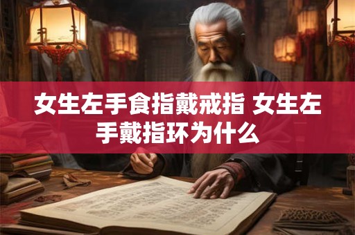 女生左手食指戴戒指 女生左手戴指环为什么