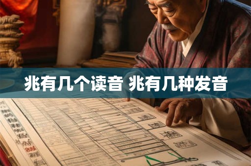 兆有几个读音 兆有几种发音