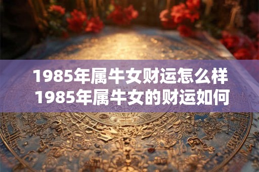 1985年属牛女财运怎么样 1985年属牛女的财运如何