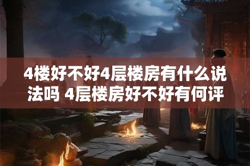 4楼好不好4层楼房有什么说法吗 4层楼房好不好有何评价