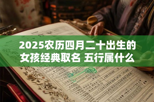2025农历四月二十出生的女孩经典取名 五行属什么