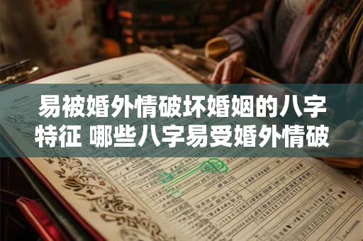 易被婚外情破坏婚姻的八字特征 哪些八字易受婚外情破坏