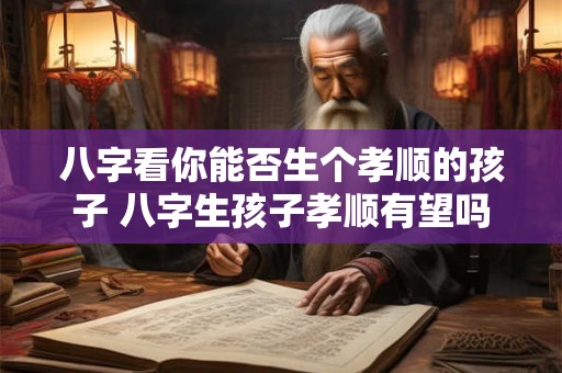 八字看你能否生个孝顺的孩子 八字生孩子孝顺有望吗