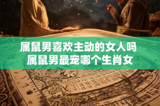 属鼠男喜欢主动的女人吗 属鼠男最宠哪个生肖女