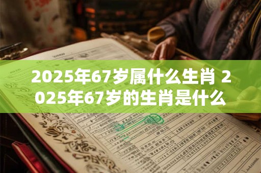 2025年67岁属什么生肖 2025年67岁的生肖是什么