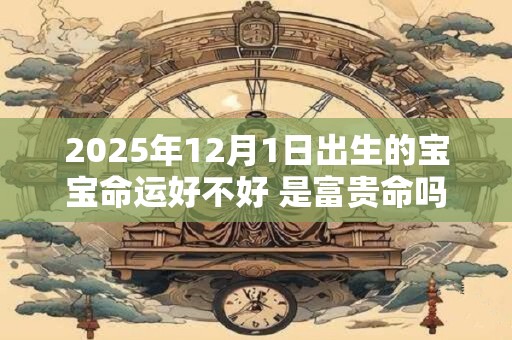 2025年12月1日出生的宝宝命运好不好 是富贵命吗