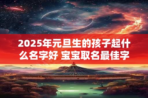 2025年元旦生的孩子起什么名字好 宝宝取名最佳字