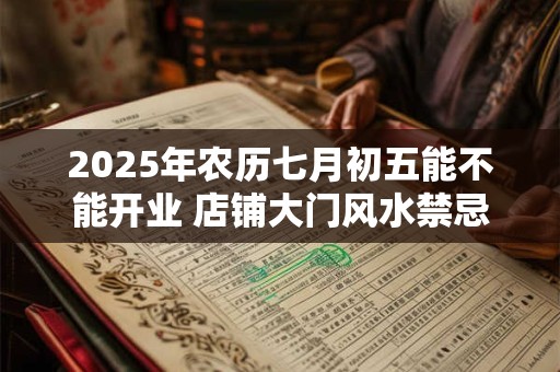 2025年农历七月初五能不能开业 店铺大门风水禁忌 2025年农历七月初五能不能开业 店铺大门风水禁忌