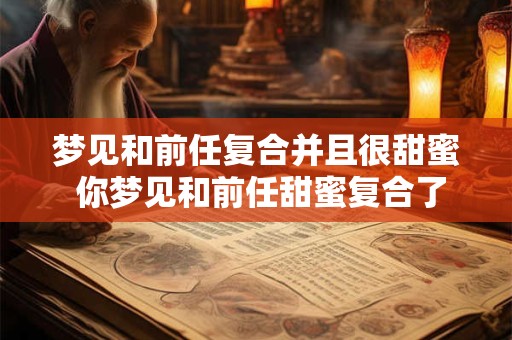 梦见和前任复合并且很甜蜜 你梦见和前任甜蜜复合了