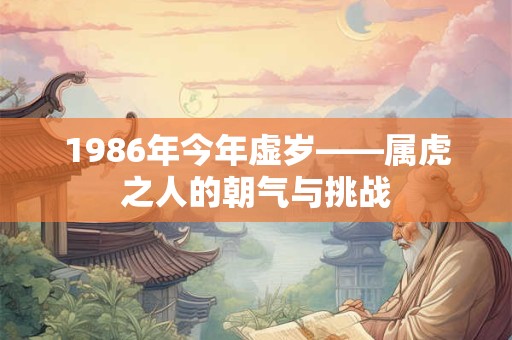 1986年今年虚岁——属虎之人的朝气与挑战
