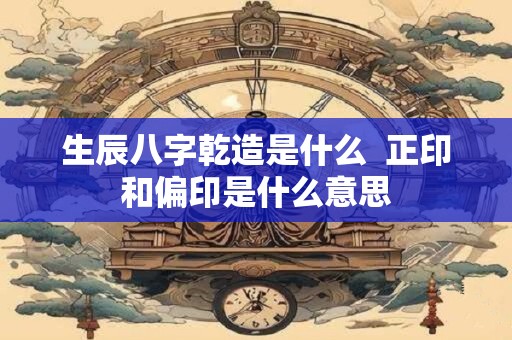 生辰八字乾造是什么  正印和偏印是什么意思