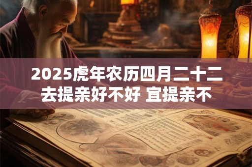 2025虎年农历四月二十二去提亲好不好 宜提亲不