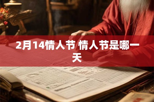 2月14情人节 情人节是哪一天