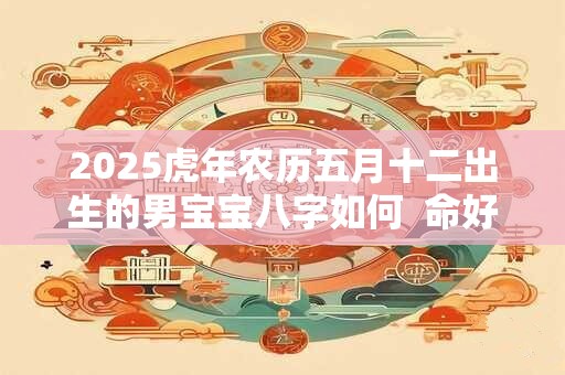 2025虎年农历五月十二出生的男宝宝八字如何  命好吗