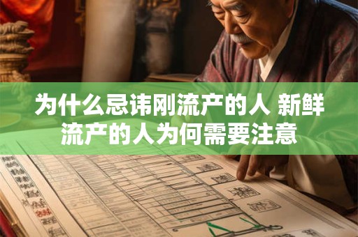 为什么忌讳刚流产的人 新鲜流产的人为何需要注意