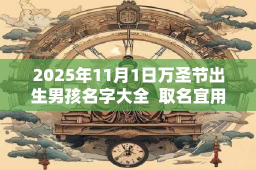 2025年11月1日万圣节出生男孩名字大全  取名宜用字
