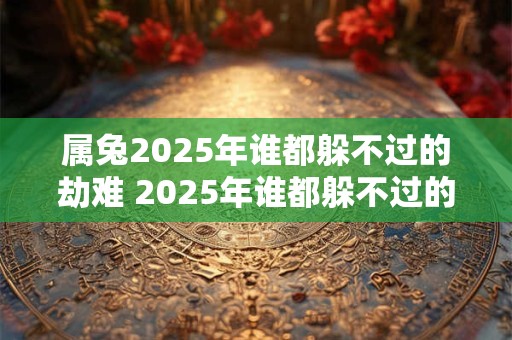 属兔2025年谁都躲不过的劫难 2025年谁都躲不过的劫难是不是属兔的人会更加遭殃