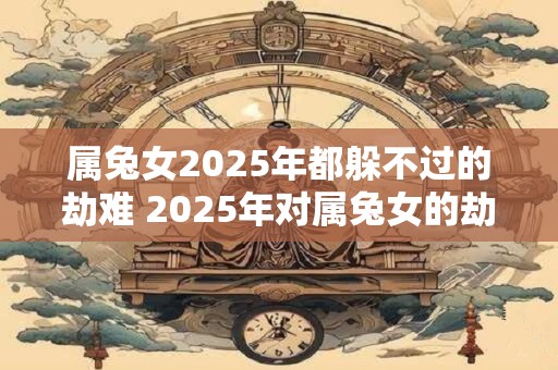 属兔女2025年都躲不过的劫难 2025年对属兔女的劫难不可避免