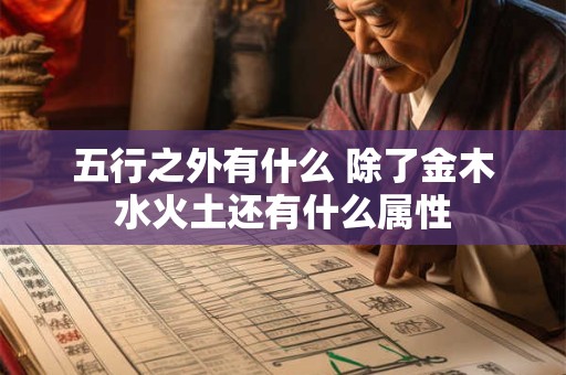 五行之外有什么 除了金木水火土还有什么属性