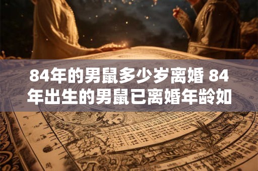 84年的男鼠多少岁离婚 84年出生的男鼠已离婚年龄如何