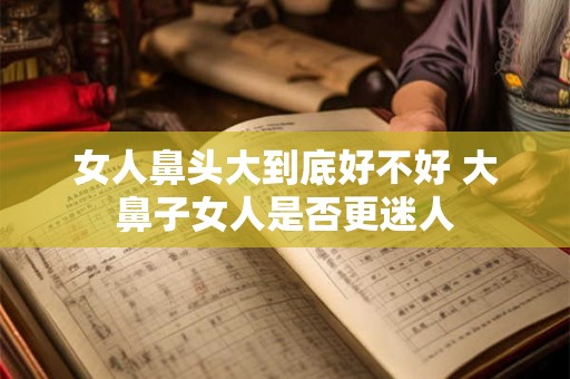 女人鼻头大到底好不好 大鼻子女人是否更迷人
