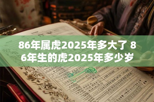 86年属虎2025年多大了 86年生的虎2025年多少岁