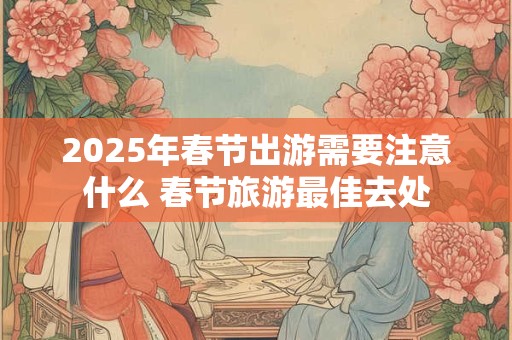 2025年春节出游需要注意什么 春节旅游最佳去处