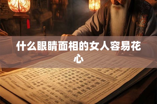 什么眼睛面相的女人容易花心