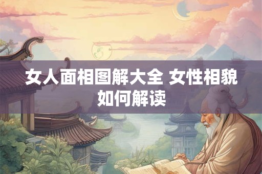 女人面相图解大全 女性相貌如何解读