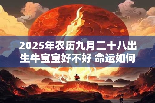 2025年农历九月二十八出生牛宝宝好不好 命运如何 2025年农历九月二十八出生牛宝宝好不好 命运如何